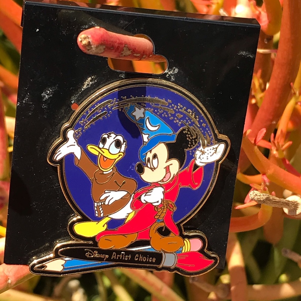 Sorcerer Mickey & Donald Trading Pin